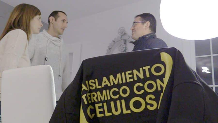Aislar con celulosa una casa a 4 vientos en Santa Coloma de Cervelló